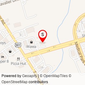 O'Reilly Auto Parts on Wagner Road, Petersburg Virginia - location map