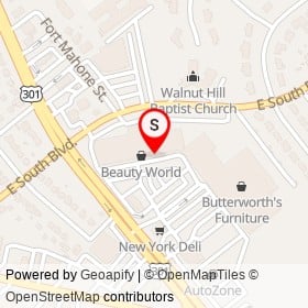 Approved Cash Advance on South Crater Road, Petersburg Virginia - location map