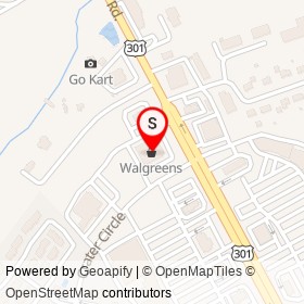 Walgreens on South Crater Road, Petersburg Virginia - location map