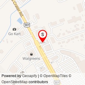 New Hong Kong Chinese Restaurant on South Crater Road, Petersburg Virginia - location map