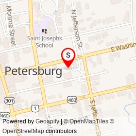 No Name Provided on East Washington Street, Petersburg Virginia - location map