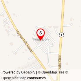 Swan Cleaners on Happy Hill Road, Chester Virginia - location map