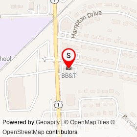BB&T on Newcastle Drive, Colonial Heights Virginia - location map