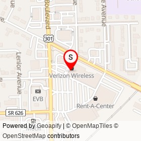 Domino's Pizza on East Ellerslie Avenue, Colonial Heights Virginia - location map