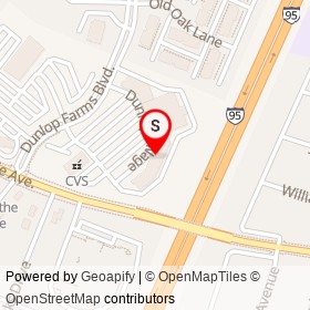 Tokyo Hibachi Grill on Dunlop Village, Colonial Heights Virginia - location map