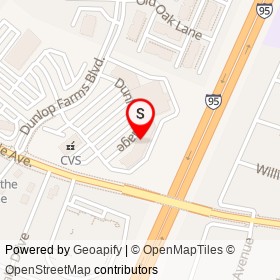 Cigarettes Unlimited on Dunlop Village, Colonial Heights Virginia - location map