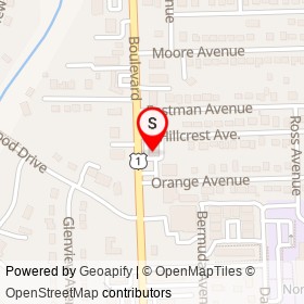 Chanello's Pizza on Hillcrest Avenue, Colonial Heights Virginia - location map