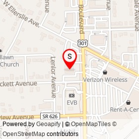 Advance Auto Parts on Boulevard, Colonial Heights Virginia - location map
