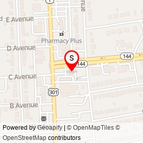 Bank of America on Temple Avenue, Colonial Heights Virginia - location map