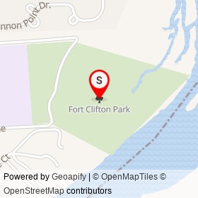 Fort Clifton Park on , Colonial Heights Virginia - location map