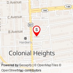 Captain Tom's Seafood on Boulevard, Colonial Heights Virginia - location map