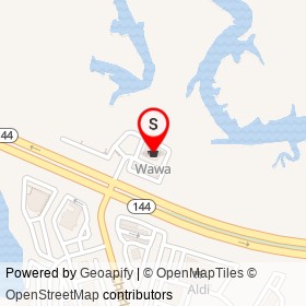 Wawa on Temple Avenue, Colonial Heights Virginia - location map
