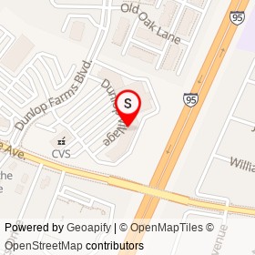 CJW Alterations & Dry Cleaners on Dunlop Village, Colonial Heights Virginia - location map