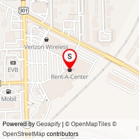 Rent-A-Center on East Ellerslie Avenue, Colonial Heights Virginia - location map