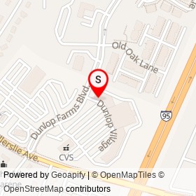 Marco's Pizza on Dunlop Village, Colonial Heights Virginia - location map
