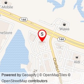 Arby's on Temple Avenue, Colonial Heights Virginia - location map