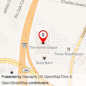 The Home Depot on Conduit Road, Colonial Heights Virginia - location map