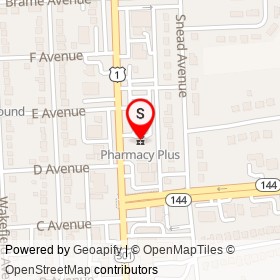 Pharmacy Plus on Boulevard, Colonial Heights Virginia - location map