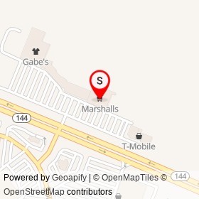 Marshalls on Temple Avenue, Colonial Heights Virginia - location map