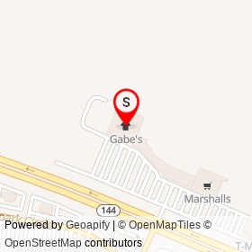 Gabe's on Temple Avenue, Colonial Heights Virginia - location map
