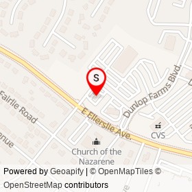 Pizza Hut on Greenleaf Lane, Colonial Heights Virginia - location map