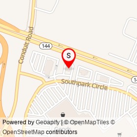 McDonald's on Southpark Circle, Colonial Heights Virginia - location map