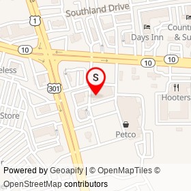 Tops China Restaurant on Jefferson Davis Highway, Chester Virginia - location map