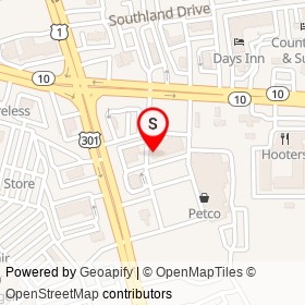 Mattress Firm on Jefferson Davis Highway, Chester Virginia - location map
