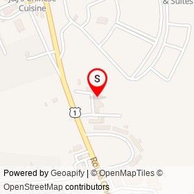 Snow White Motel on Jefferson Davis Highway,  Virginia - location map