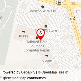 Chester Optical on Blithe Drive, Chester Virginia - location map