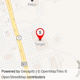 Target on Weir Road, Chester Virginia - location map