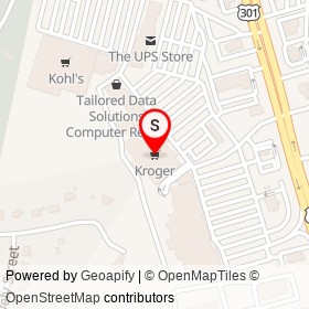 Kroger on Blithe Drive, Chester Virginia - location map