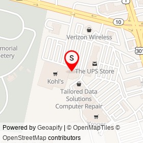 Famous Footwear on West Hundred Road, Chester Virginia - location map