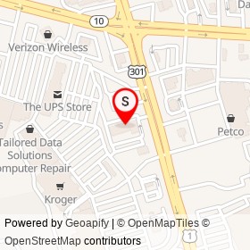 AT&T on Jefferson Davis Highway, Chester Virginia - location map