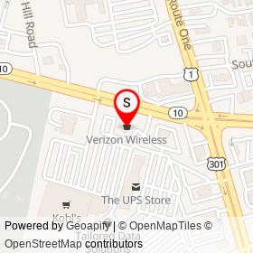 Verizon Wireless on West Hundred Road, Chester Virginia - location map