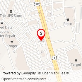 Taco Bell on Jefferson Davis Highway, Chester Virginia - location map
