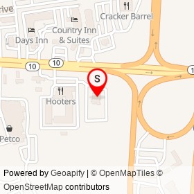 Logan's Roadhouse on West Hundred Road, Chester Virginia - location map