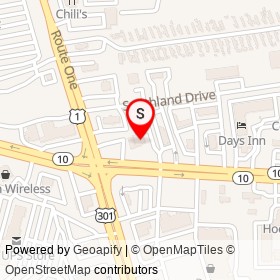 Friendly's on West Hundred Road, Chester Virginia - location map