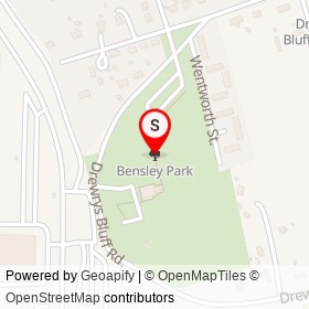 Bensley Park on ,  Virginia - location map