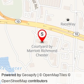 Courtyard by Marriott Richmond Chester on West Hundred Road, Chester Virginia - location map