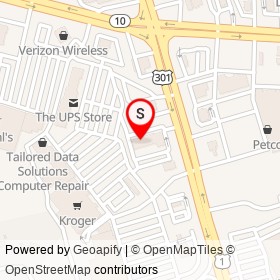 CaNails on Jefferson Davis Highway, Chester Virginia - location map