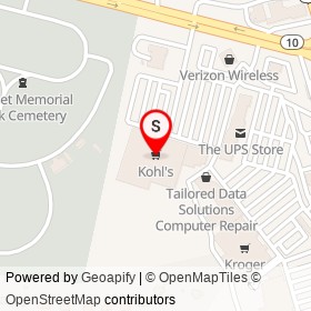 Kohl's on West Hundred Road, Chester Virginia - location map