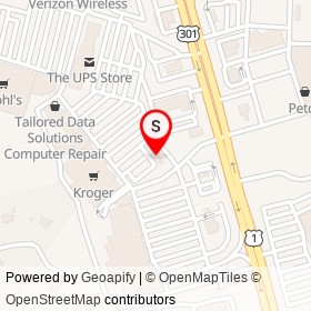 Kroger on Route One, Chester Virginia - location map