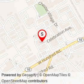 Chester Cleaners on Centre Street, Chester Virginia - location map