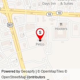 Petco on Jefferson Davis Highway, Chester Virginia - location map