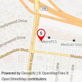 Papa John's on Meadowdale Boulevard,  Virginia - location map