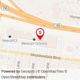 Pupuseria on Meadowdale Boulevard,  Virginia - location map