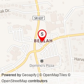 BP on Beulah Road,  Virginia - location map