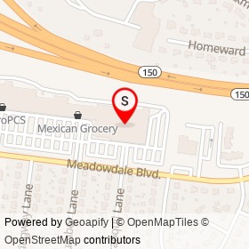 Ollie's Bargain Outlet on Meadowdale Boulevard,  Virginia - location map