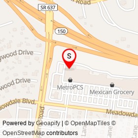 Los Camoles Restaurant on Hopkins Road,  Virginia - location map